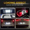Error Free LED License Plate Lights 2X for Renault Espace Laguna Scenic Fluence Dacia Duster Logan Number Lamps Car Accessorie