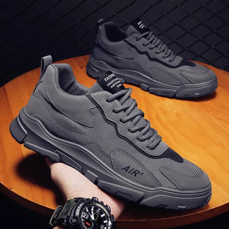 Fashion 2024 Men Spting Casual  Vulcanized Shoes Male Walking Sport Shoes Outdoor Sneakers Male Sneakers Soft Sole Walking Shoe