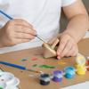 12Pcs Tiny Unpainted Wooden Whipping Top 4.5x5.5cm For ids Art Projects Fine Motor Skill Building and Handmade Craft