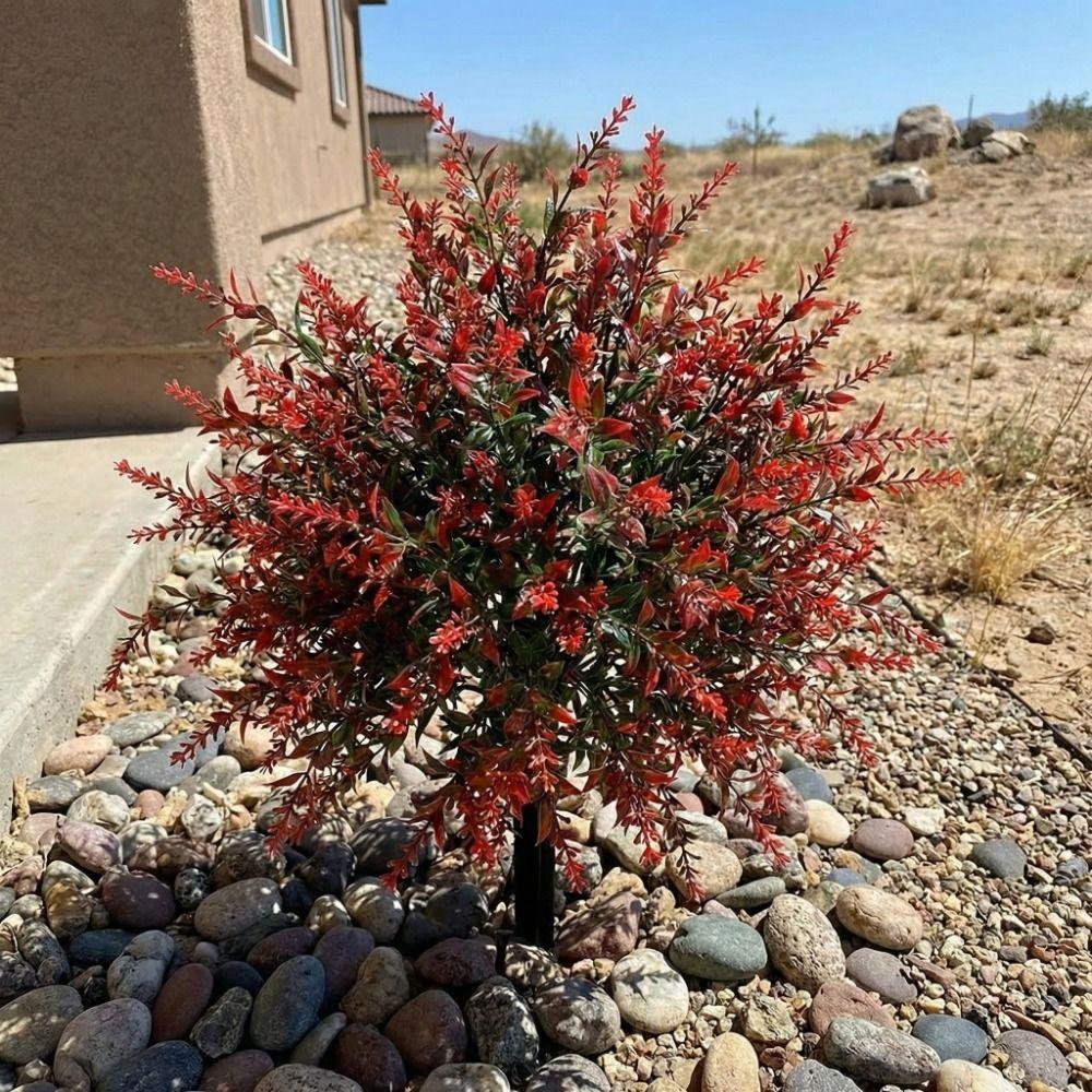 Realistic Lavender Bonsai Stake Real Touch Plastic Artificial Ground Stake Handmade UV Protection Potted Bonsai