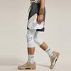 Li-Ning Wade Series Full Print Letter Mid-Waist Drawstring Quick-Dry Straight-Leg Casual Shorts Men Shorts Obsidian-Gray AAPU017-4