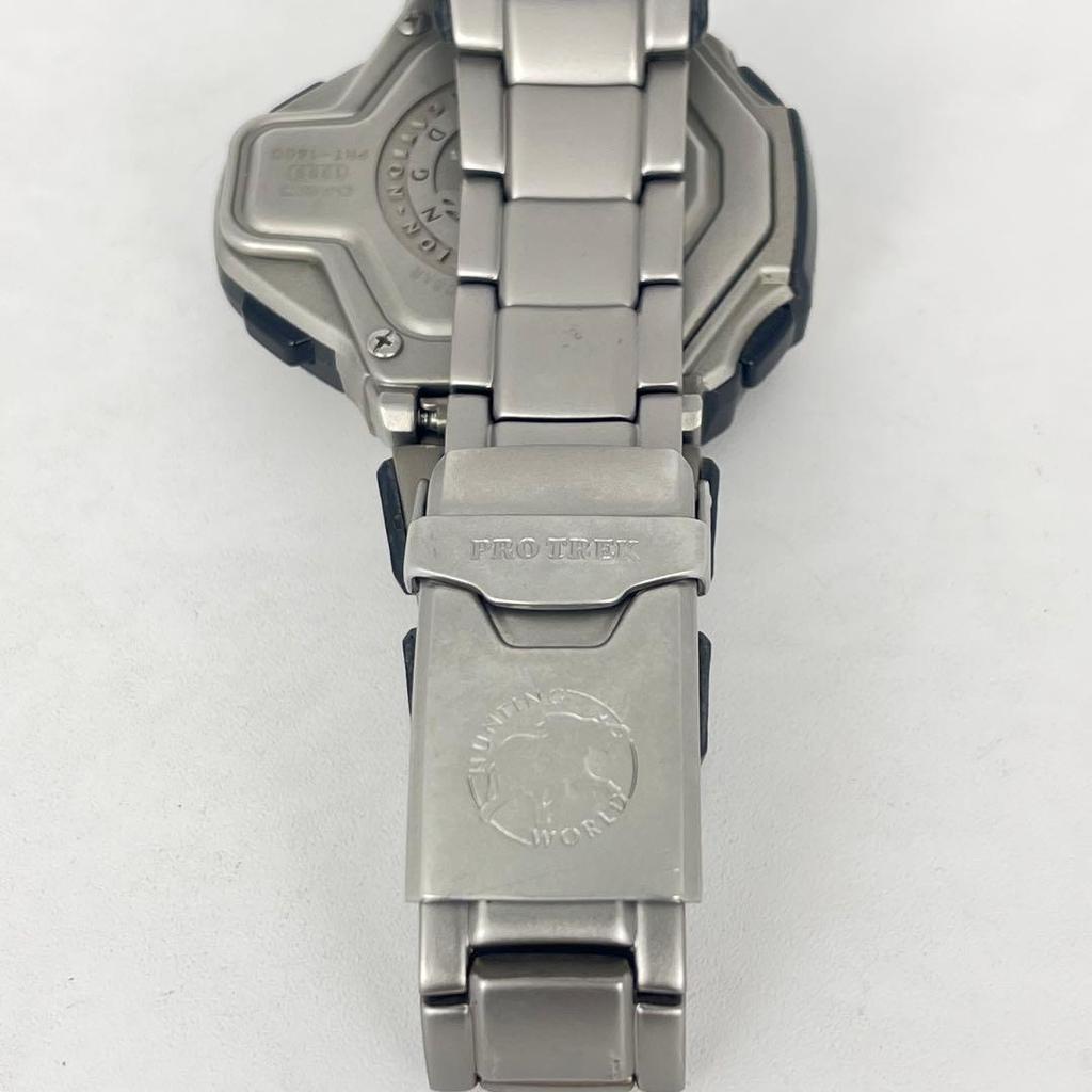 Used CASIO [Good operation] Pro Trek Hunting World PRT-1400 (40