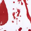 Waterproof 3D DIY Horror Finger Foot Wall Stickers Blood Handprint Halloween Decor