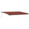 Awning Fabric Orange and Brown 450 X 300 Cm Polyester