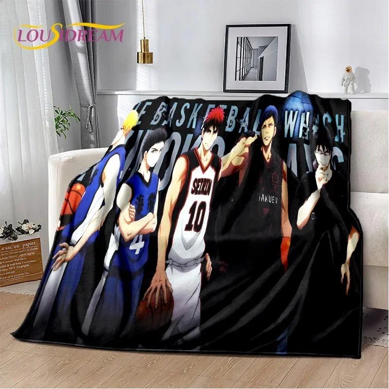 Animacinis Kuroko krepšinio anime pledas, minkštas apklotas namams, miegamajam, lovai, sofai, iškylai, kelionėms, biurui, vaikams
