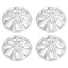 4 Pezzi Copricerchi 15 Pollici ABS Eleganti R15 Coprimozzi Sostituzione per Auto 208 Camion SUV