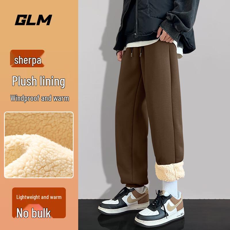 

Мужские зимние джоггеры из плотного материала на подкладке из шерпы M