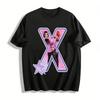 Girls' Star Dream Idol X Girl Group Print T-shirts Trendy Cool Style Tops For Performance & Daily Wear Pure Cotton T-shirt