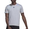 adidas HIIT T Shirts Men's Gray Crew Neck Moderate Straight Fit HL8791
