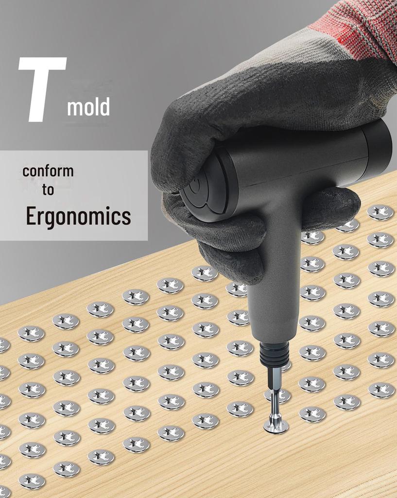 2025 Neues Ergonomisches 3,6V Lithium Schraubendreher-Set für DIY Heimreparaturen