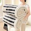 Modern Minimalist Taffeta Thicken Blanket Four Season Universal Multifunctional Jacquard Double-sided Carved Office Nap Blanket