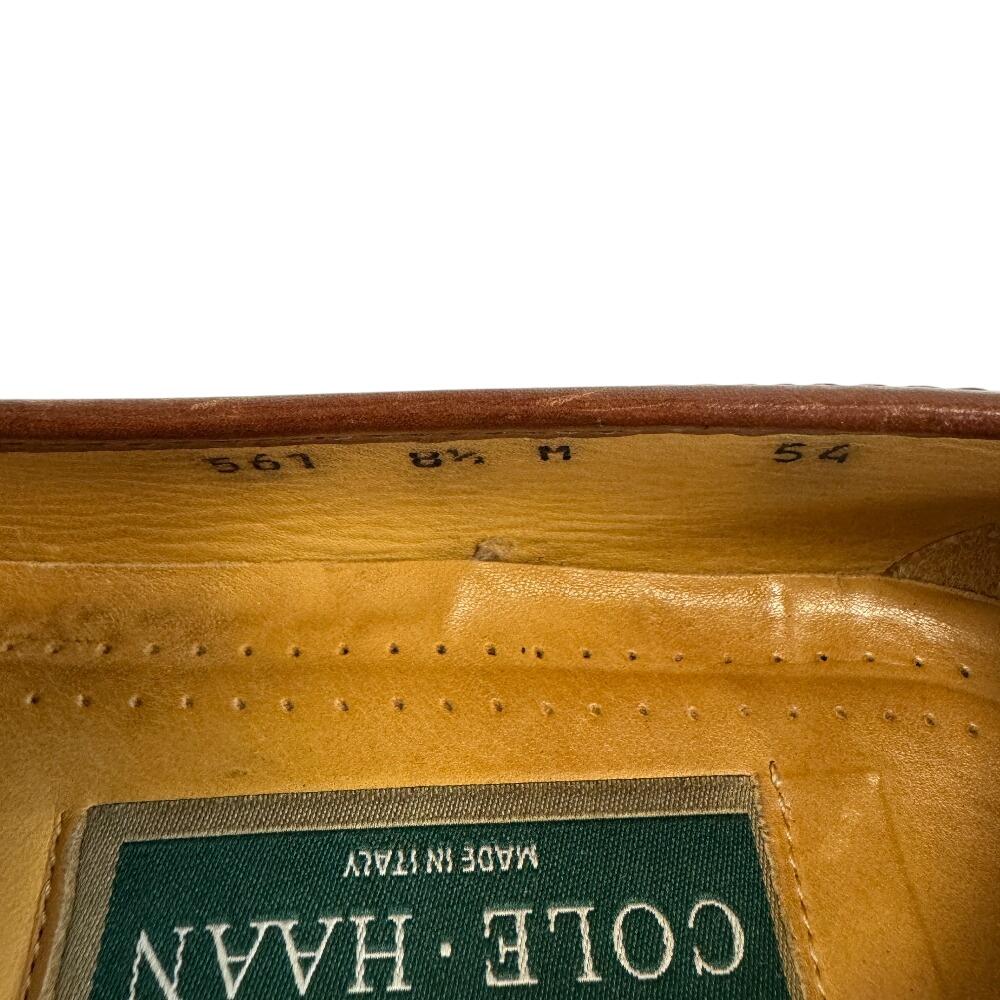 COLE HAAN Horsebit leather loafers Brown leather Women Used