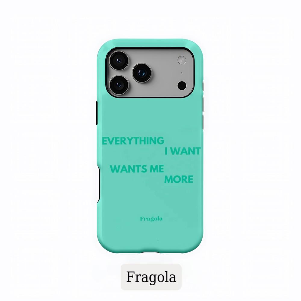 

Phone Case for iPhone 17 16 15 14 13 12 11 X XS XR Air Pro Max Plus Luxury Clmj Fragola MEANS GIRLS Double-layer Back Cover iPhone 14 Plus