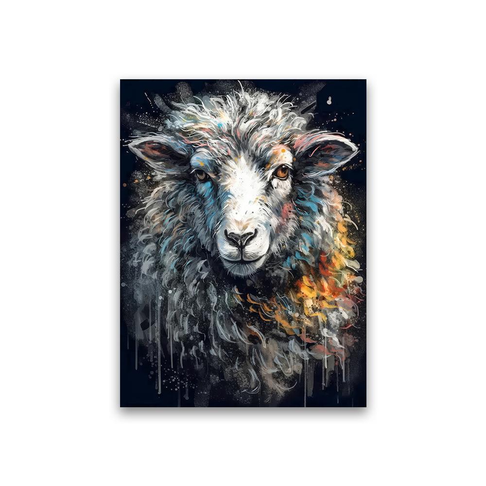 Modern Nodic Animals Wall Art Canvas Poster Owl Horse Lion Elephant Sheep Prints Picture Living Room Bedroom Home Decor