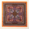 Fashion Paisley Printed Satin 85 Square Scarf Muslim Hijab Shawls Women Fashion Wraps Ethnic Style Islamic Turban Female Bandana