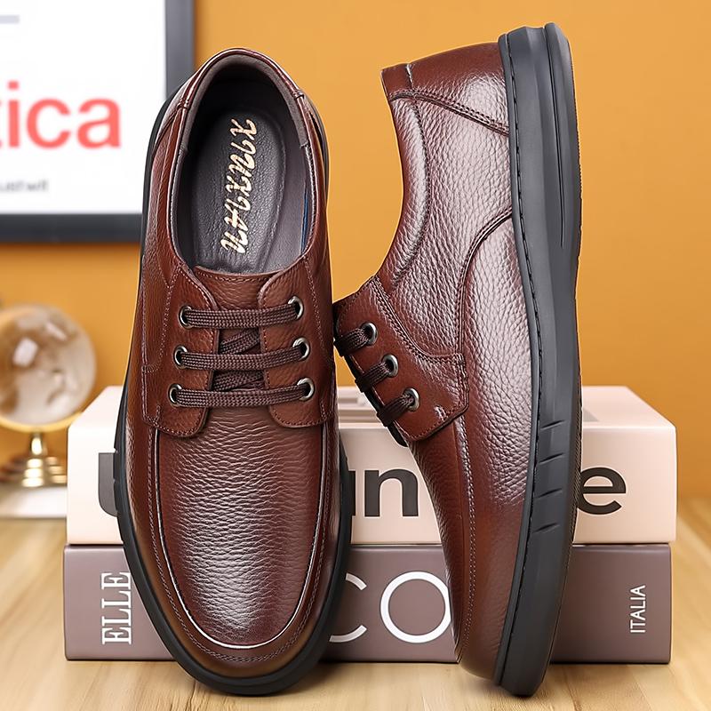 Modemarke Herren Echtleder Schuhe Weichsohlige Bequeme Freizeitschuhe Büro Business Schuhe Herren Outdoor Wanderschuhe Reiseschuhe
