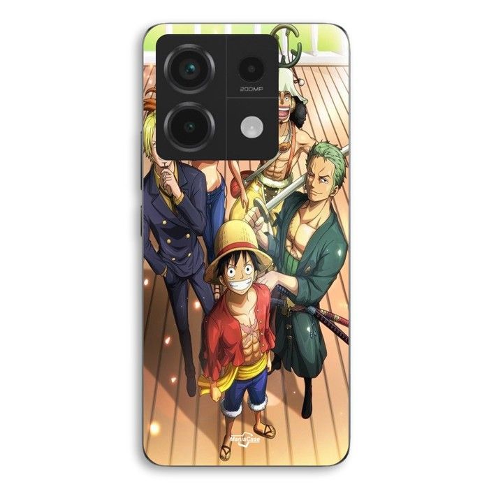 Coque de téléphone - MANIACASE - Xiaomi Redmi Note 13 Pro 5G - Silicone TPU - Souple - One Piece Manga Anime