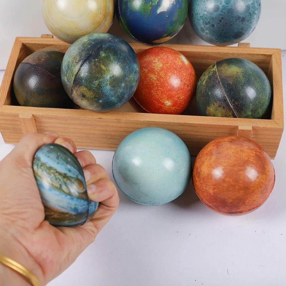 Galaxy Space Planets Ball Slow Rebound Galaxy Foam Ball Solar System Planet Balls  Theme Party