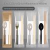 Yipan Disposable 4-in-1 Bamboo Utensil Set