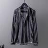 New Spring and Autumn Fashion Stripe Long Sleeve Fashion Casual Light Mature Style Design Sense Youth No Iron Shirt