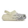 Crocs Crush Clog 811 Manufacture Ash Live Special Shoe Box High Street Ink Splash Hole Shoes Unisex Bone Silver Grey
