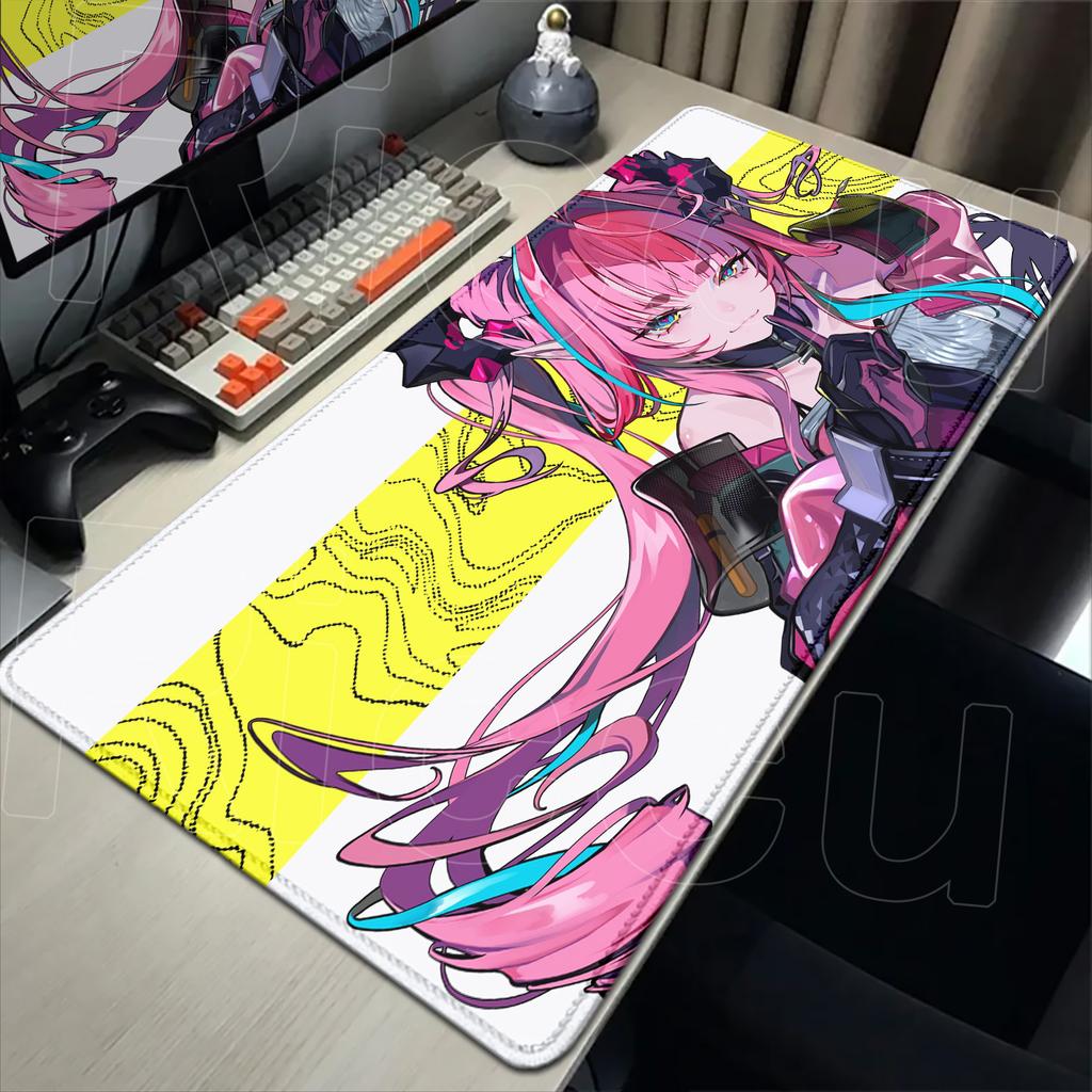 XXL Game Arknights Endfield Yvonne Mouse Pad Rug Non-slip Rubber Gamer Computer Mats Desk mat Laptop Office Large protective pad