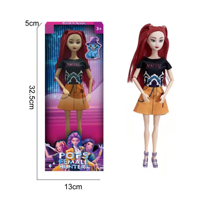 Cazadora de Demonios Muñeca Leyenda Banda de Chicos Demonio Juguete Figura de Vinilo 11.5 Pulgadas Grado de Coleccionista Regalo