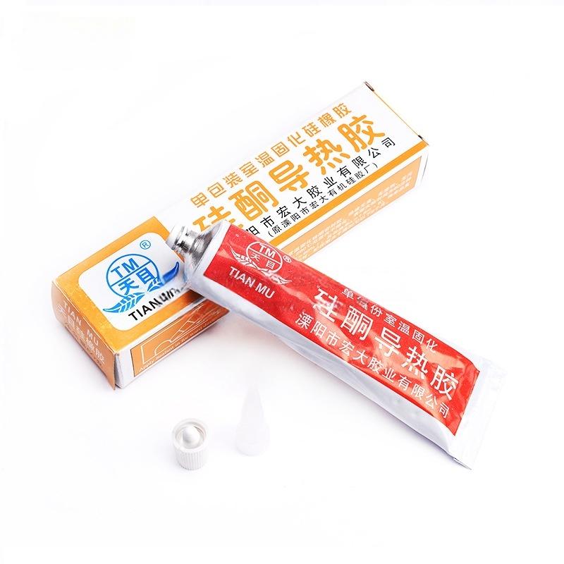 Clear Heat Conduction Silicone Glue TIANMU 705 High Temp Resistant Adhesive for Oven Seal Microwave Repair Household Use