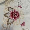 New Table Flag Modern Simple Flower Embroidery Hollow Coffee Table Tablecloth Tassel Suizi Table Flag