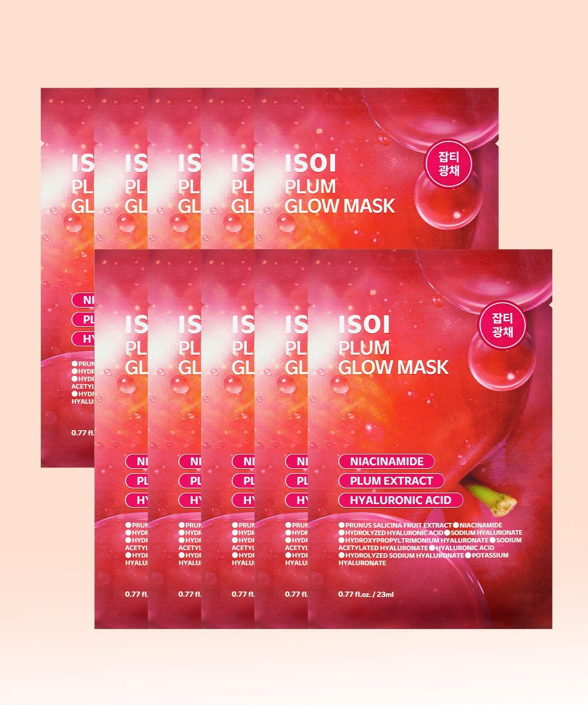 Plum Glow Mask 23ml 10 Sheets
