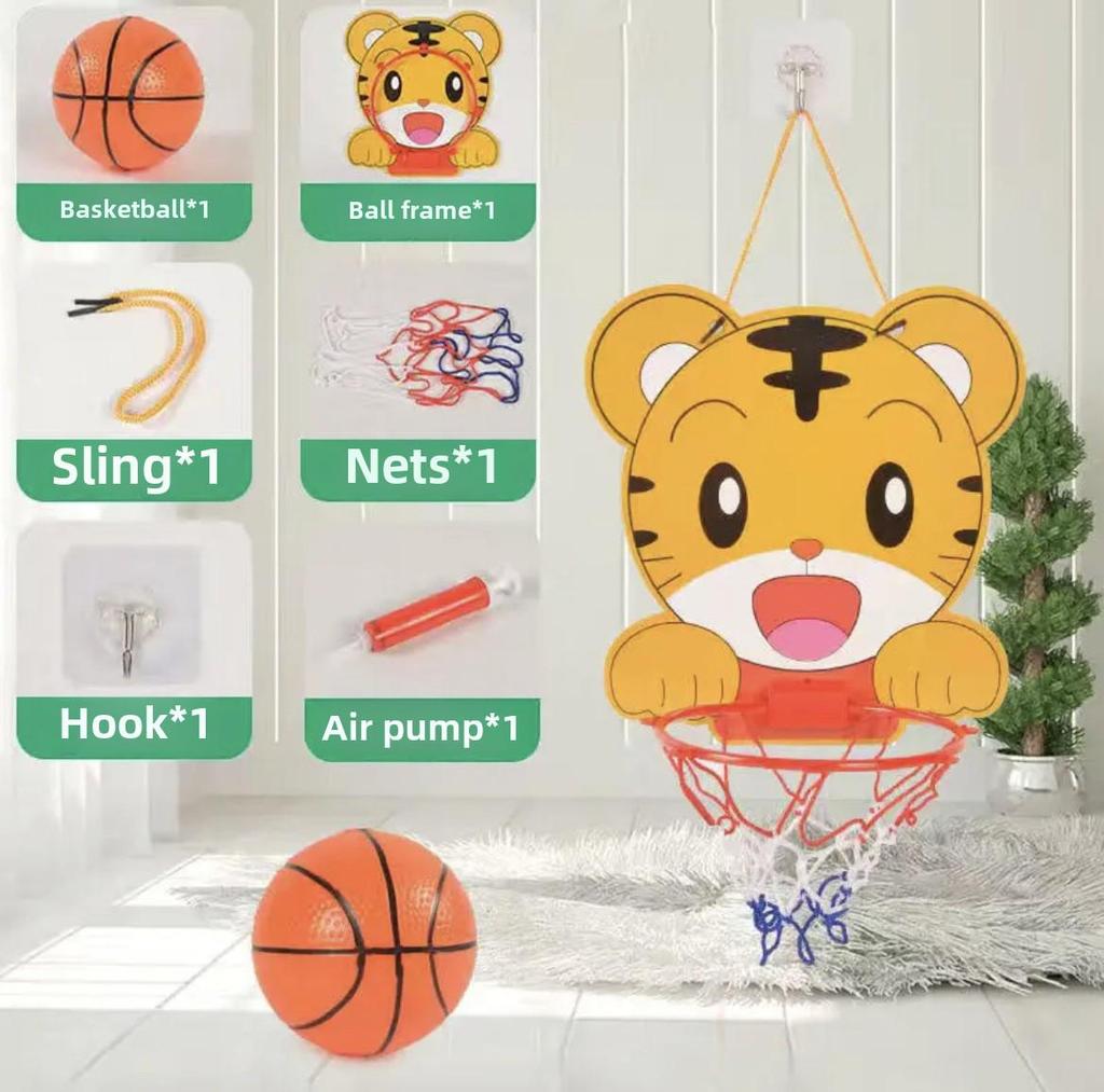 Aro de baloncesto de pared ajustable para niños y niñas