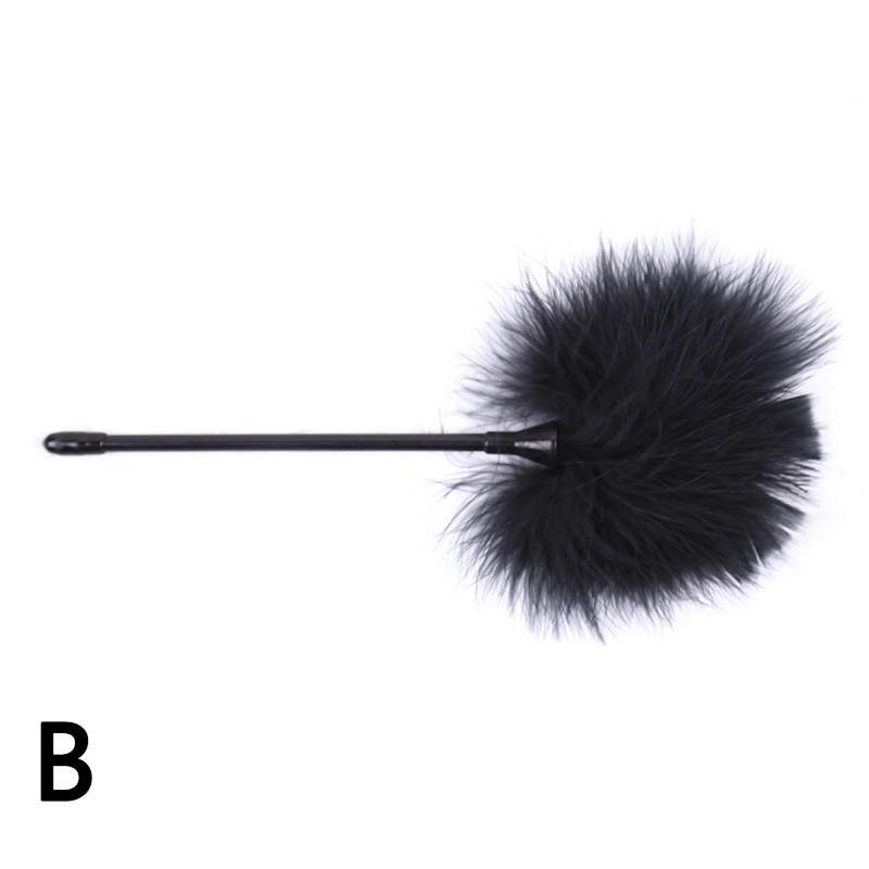 Multi Color Variety Sexy Feather Tickled Whip Flirting Teasing Stimulating Kinky Paddle Whips BDSM Fetish Mischief Adult Sex