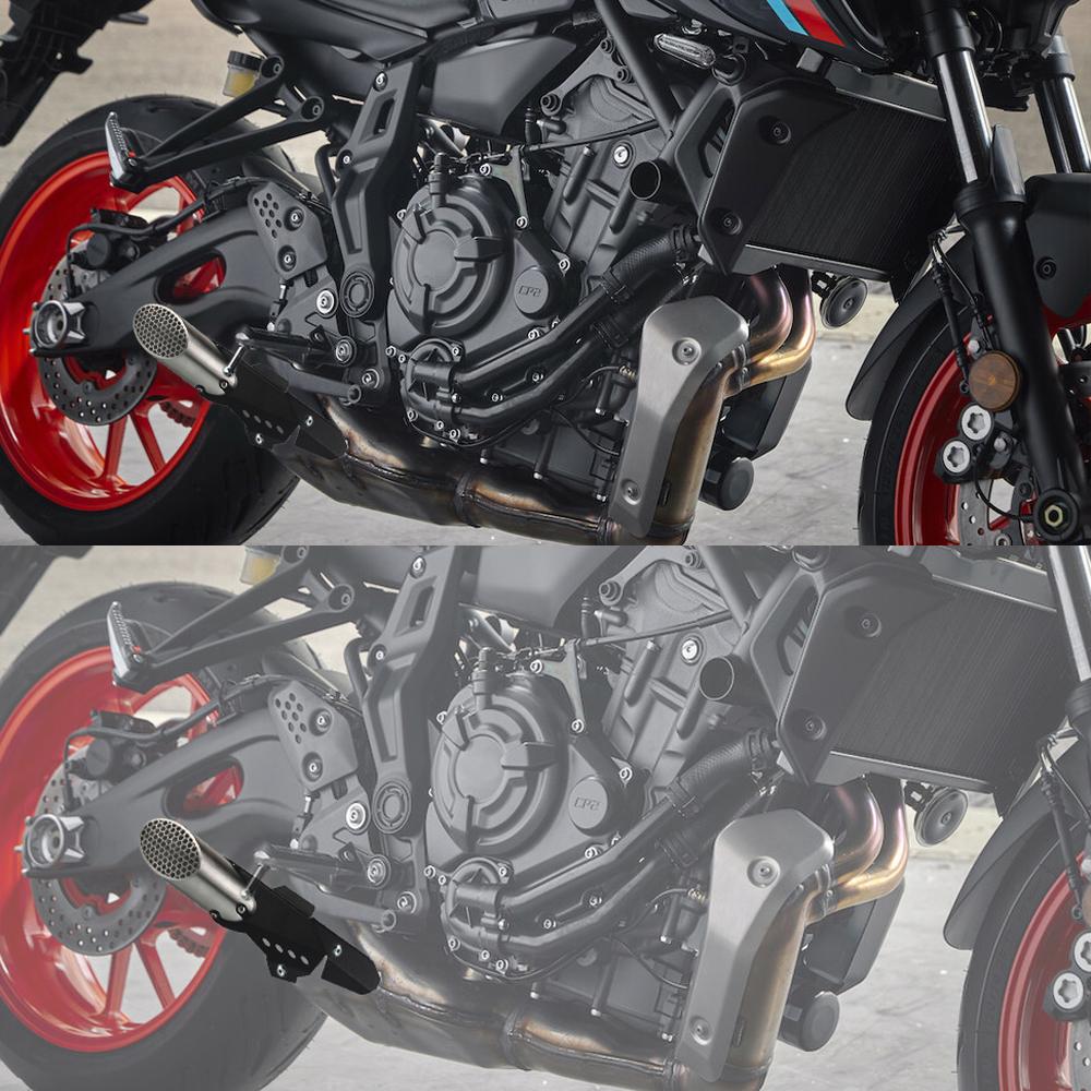 For YAMAHA MT07 FZ07 MT-07 MT 07 FZ-07 FZ 07 2013- 2014 2015 2016 2017 Motorcycle Exhaust Pipe Muffler Cover