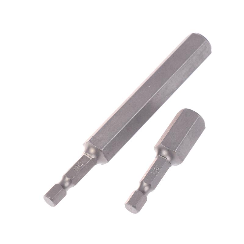 10Pcs Hex Shank Magnetic Head Screw Driver 50/100Mm Screwdriver Bits H1.5-H12 Nut Driver Set Power Drill Adapter Screw Driver