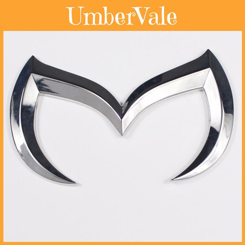 Vielseitiges Schwarzes 3D Böses M Emblem Logo Fledermaus Heckplakette Aufkleber für Mazda Cx Miata Mazdaspeed