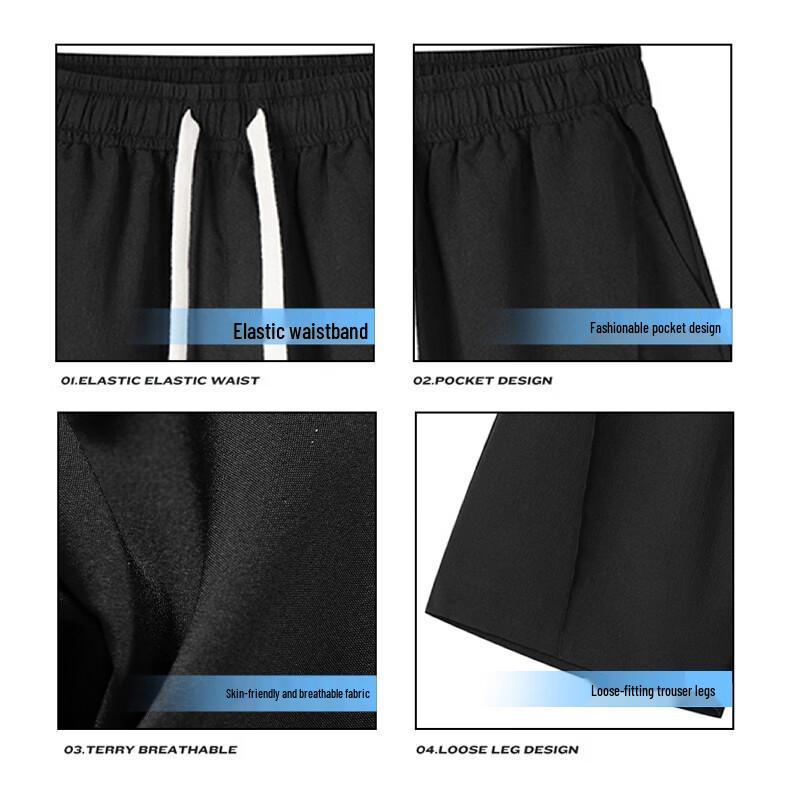 Warrior Men's Ice Silk Quick-Dry Casual Basketball Shorts