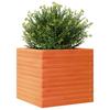 Plant Pot Wax Brown 50 x 50 x 45.5 cm Solid Pine Wood