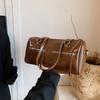Herbst- und Winter-Retro-Handtasche mit großer Kapazität, helle Umhängetasche, lässige Mode-Damen-Schultertasche