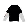 Jordan T-Shirt Fake Two-Piece Round Neck Pullover Long Sleeve Kids Tops IQ5335-045