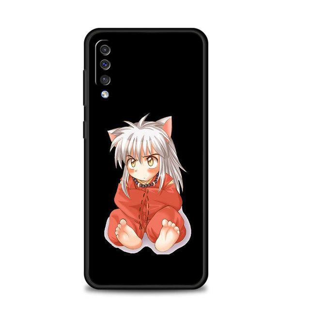 Anime drăguț Inuyasha armura moale pentru Samsung A40 A50 A70 A20s M30s A20e M31 A10 A30 A10e M12 M23 M31s M62 A10s M22 M51 Funda