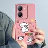 For Vivo Y36 5G Phone Case V2248 Funda Soft Silicone Cute Panda Flower Boys Girls Shell Cartoon Back Cover Protective Casing