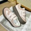 Dopamine~ Velcro thick baseplate shoes female students versatile design sense casual little white shoes 2025 new ins