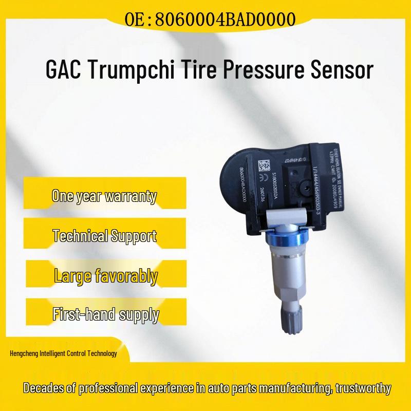 Tire Pressure Sensor 8060004BAD0000 for GAC Trumpchi GS4, GS5, GS8 Models. Rubber