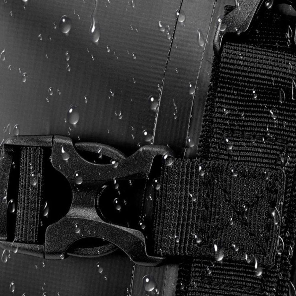 PVC Large Capacity Waterproof Motorcycle Protective Bar Side Bag Backpack Riding Bag