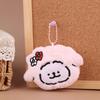 Kawaii Sanrio Maltézský plyšový přívěsek Hello Kitty Kuromi Melody s kapucí Plněná panenka Klíčenka Kroužek na klíče od auta Dekorace na batoh
