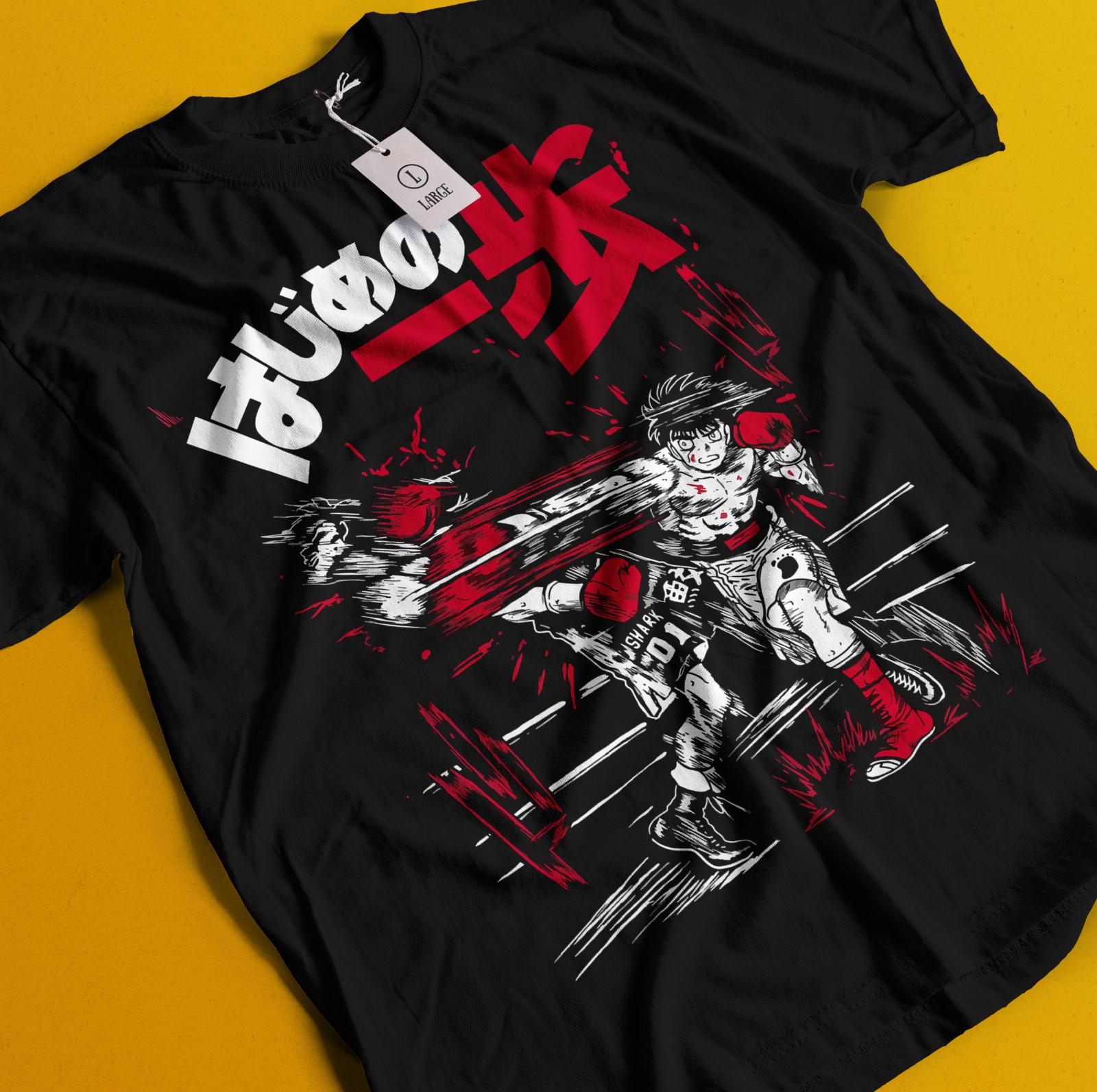 Hajime No Ippo T-Shirt Mens Womens Tees Top Makunouchi Shirt Mamoru Ichiro Miyata Tshirt Ryo Mashiba S