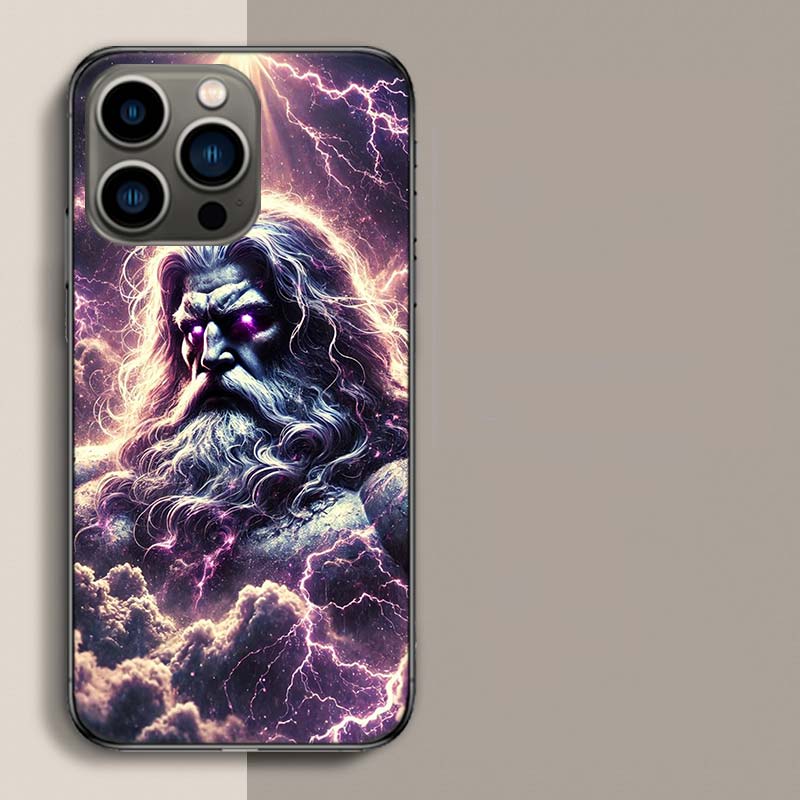 

Greek God Statue Face Zeus Phone Case For Iphone 17 Air 15 Pro 14 Plus 16 Pro Max 17E 16E 12 13 Mini 11 Cover Cute Fundas iPhone 17 Pro Max