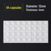 Cylindrical Transparent Silicone Anti-Collision & Non-Slip Furniture Pads