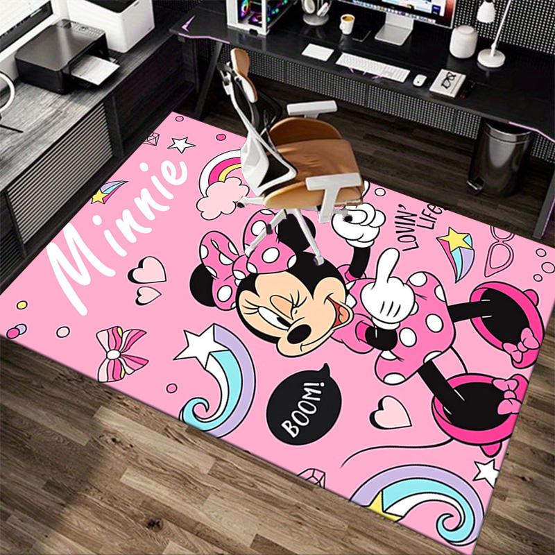 Minnie Mouse Adventure Carpet For Playroom Bedroom Living Room Sofa Home Decorkids Game Area Rug Nonslip Floor Mat