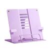 Akaaka Book Desktop Reading Music Adjustable Music Textbook Book Desktop Stand, Stand, Stand, Angle, Stand, Stand, Holder, Arm, (Purple)